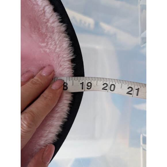 Vintage Goorin Bros Pink Fuzzy Faux Fur‎ Wide Brim Cowboy Western Hat Rare main image 12